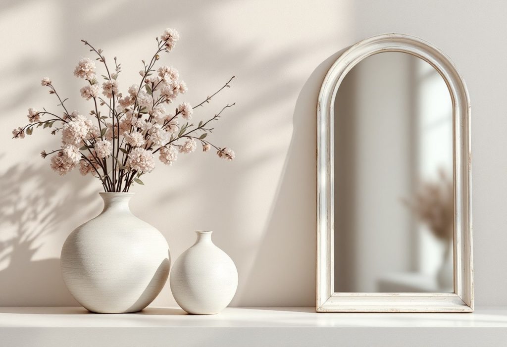 Associer vases et miroirs pour agrandir l’espace chez soi