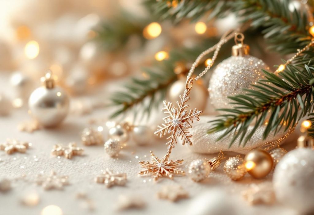 Bijoux de noël : paillettes, symboles et fantaisie pour des fêtes éclatantes