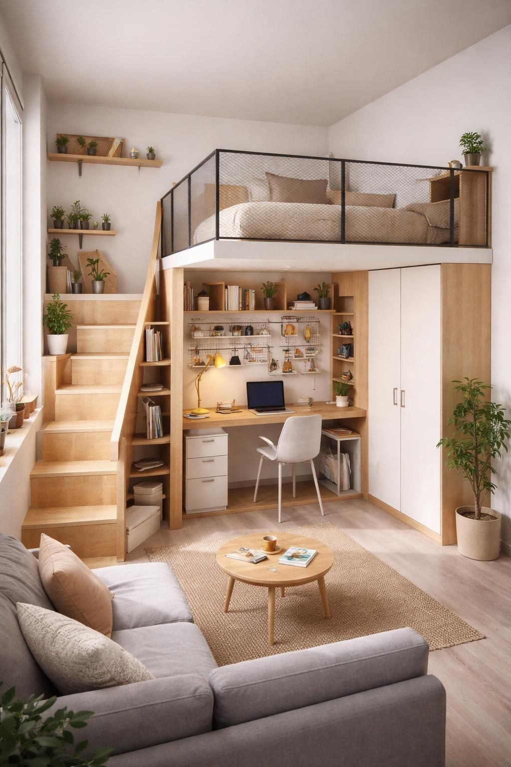 découvrez comment aménager un studio étudiant à lyon avec une mezzanine, un bureau compact et des rangements malins pour optimiser chaque mètre carré et gagner de l'espace.
